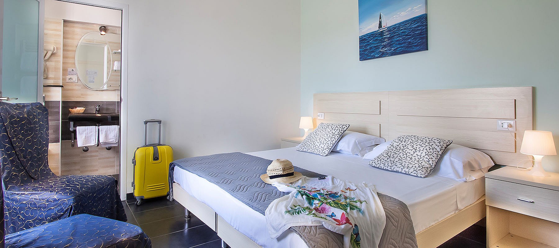 Innenbereich des Hotels in Rimini